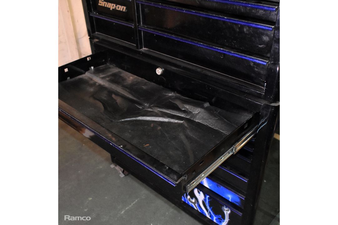 Snap-On Storm Limited Edition roll cab top chest combo tool box - full details in the description - Image 6 of 21