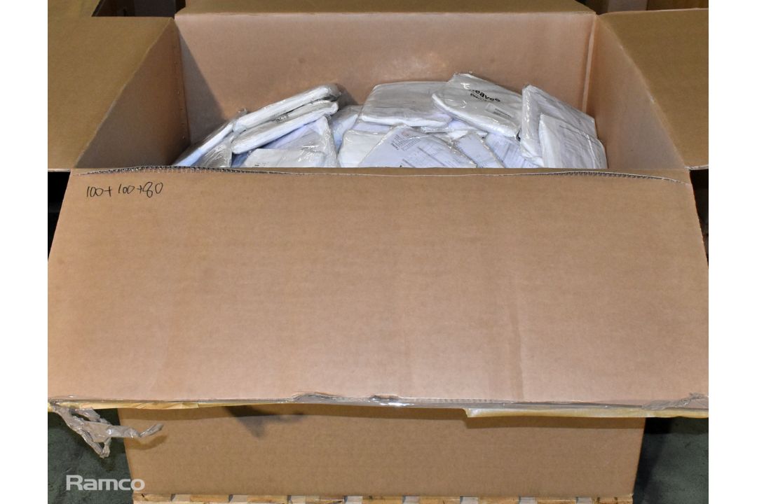 280x Disposable white coveralls - mixed sizes - Image 4 of 5