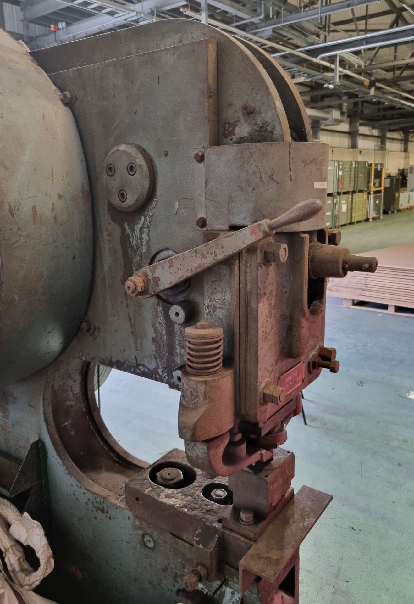 Henry Pels 60 ton three-phase mechanical hole punch with tools, punches and dies - Image 7 of 12