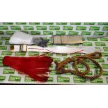 Various types of ex-military hardware and accessories - 145kg – may require repair / be incomplete