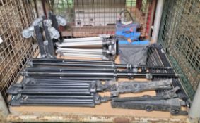 Photographic accessories - tripods, tripod spares, sandbags and mobile tripod bases