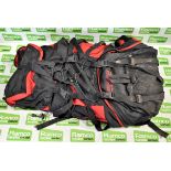 Mixed bags - rucksacks, holdalls - may require repair or be as spares - 57kg