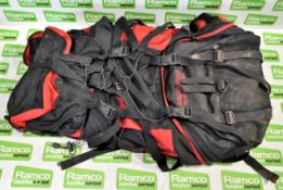 Mixed bags - rucksacks, holdalls - may require repair or be as spares - 57kg