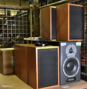 7x various audio loudspeakers - full details in the description
