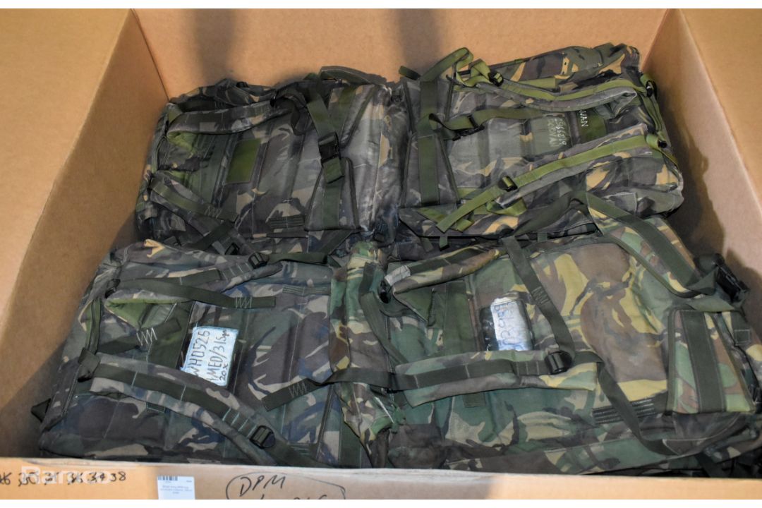 38x British Army DPM long convoluted rucksacks - Image 12 of 12