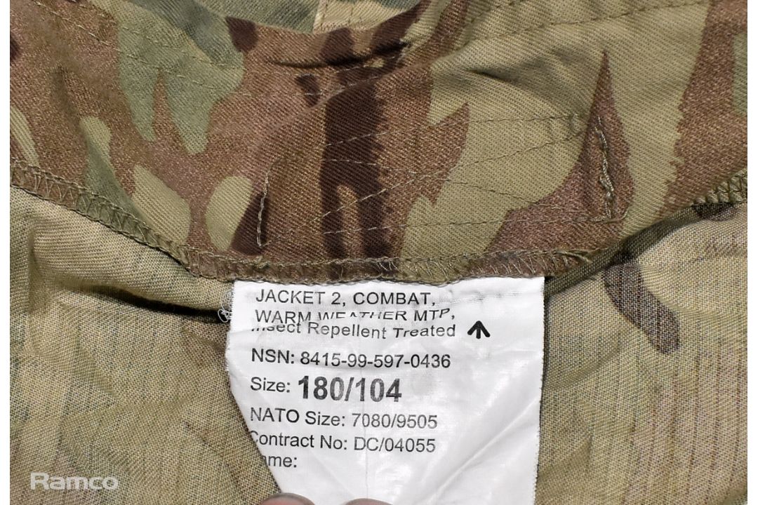 Various types of ex-military camo clothing - may include accessories - 198kg – may require repair - Image 3 of 8