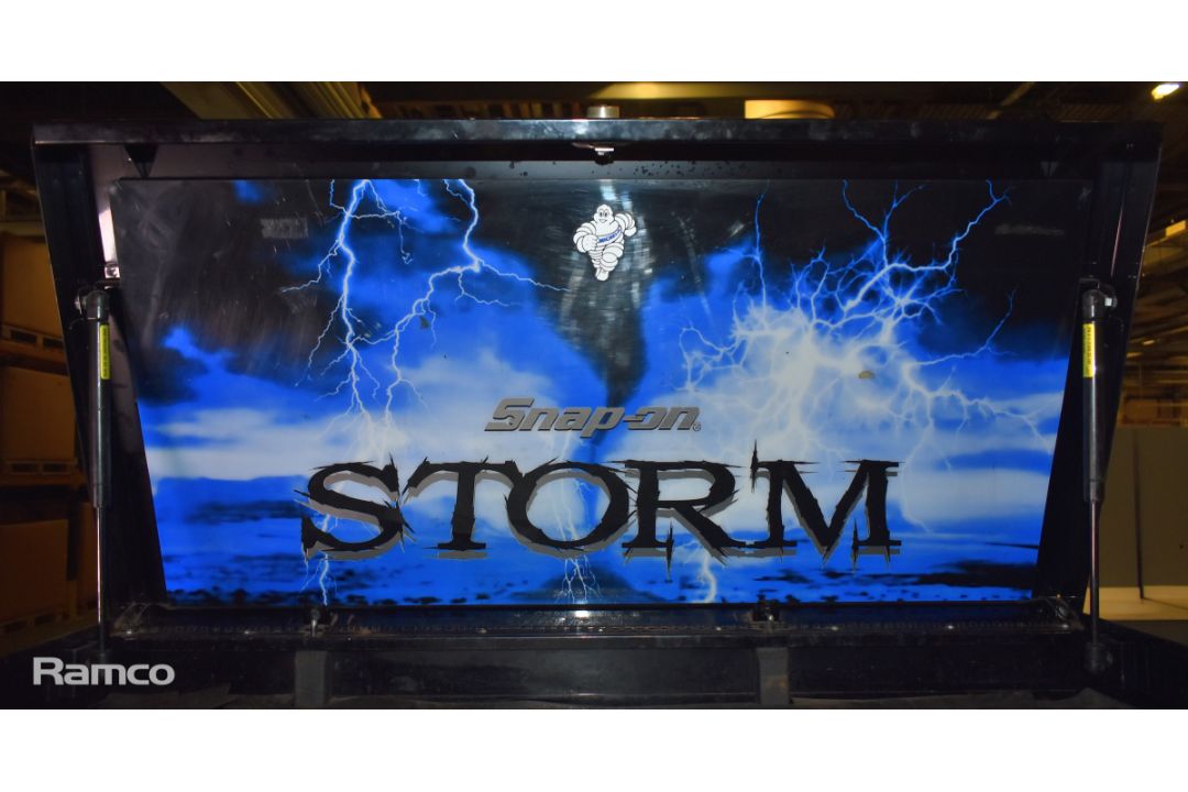 Snap-On Storm Limited Edition roll cab top chest combo tool box - full details in the description - Image 3 of 21