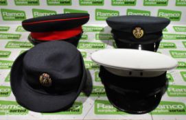 60x British Forces caps - various divisions - mixed sizes
