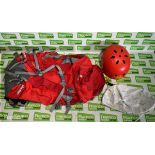 Various types of ex-military hardware and accessories - 120kg – may require repair / be incomplete