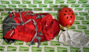 Various types of ex-military hardware and accessories - 120kg – may require repair / be incomplete