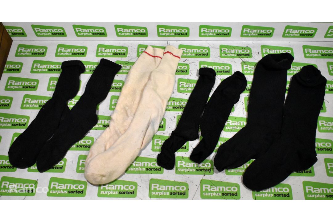 Various mixed socks - various sizes - paired & unpaired - unknown quantity - 193kg - Image 1 of 8