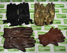 105x British Forces paired gloves - mixed styles & mixed sizes