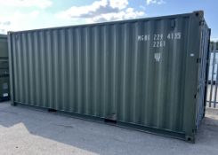 Shipping and storage container - L 20ft x W 8ft x H 8.5ft