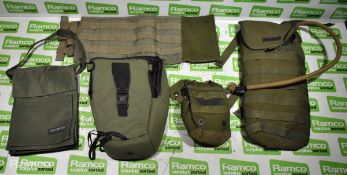 Various types of Olive ex-military accessories - 25kg