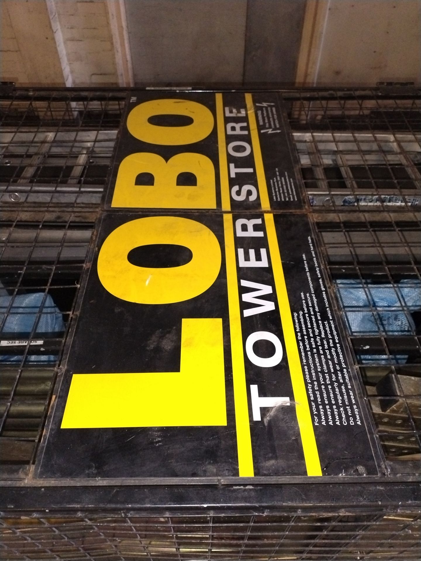 LOBO Systems tower scaffold set with LOBO Tower Store transportation storage cage - Image 2 of 11