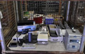 Audio and visual spares - multimedia boards, rack drawer, HDD trolleys, spare remotes and TV stands