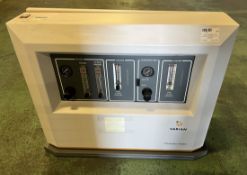 Varian pneumatic router control unit - W 720 x D 240 x H 550mm