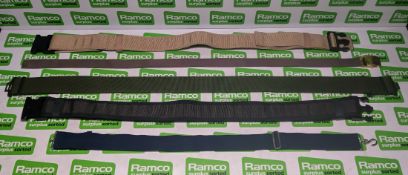 220x British Forces belts - various types and sizes