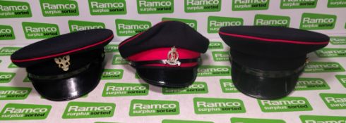 50x British Forces caps - various divisions - mixed sizes