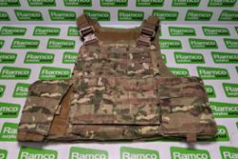 15x British Army MTP body vests - mixed sizes - no filler