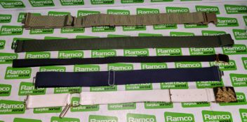 250x British Forces belts - various types and sizes