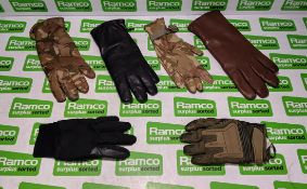 320x British Forces Unpaired gloves - mixed styles - mixed sizes