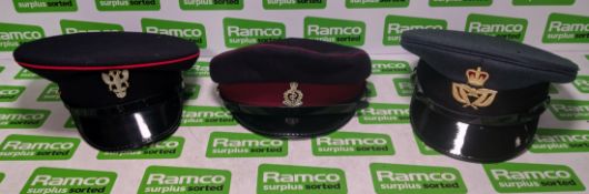 50x British Forces caps - various divisions - mixed sizes