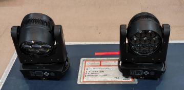 6x Mini 740 Zoom Pixel Wash in flight case- L 120 x W 60 x H 74cm