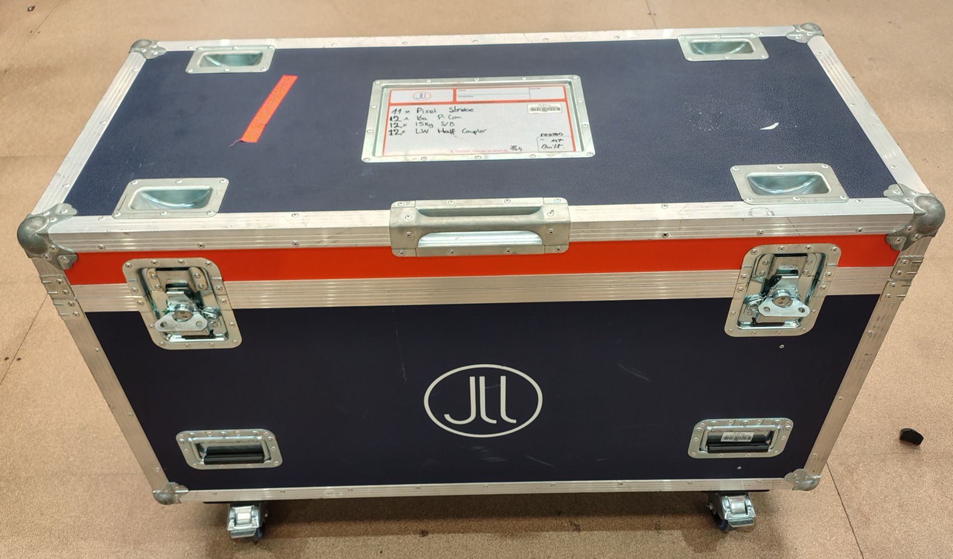 11x Varytec Colors NerveStrobe HP in flight case - L 120 x W 55 x H 77cm - Image 8 of 8