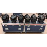 12x JLL Pixel Wash in 2x flight case, omega clamps are included (may not be pictured)