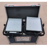 1x Astra 1X1 & 1x Astra 6X in flight case- L 65 x W 32 x H 55cm