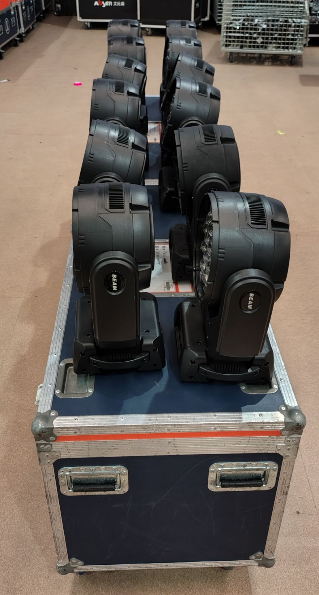12x JLL Pixel Wash in 2x flight case, omega clamps are included (may not be pictured) - Image 11 of 17