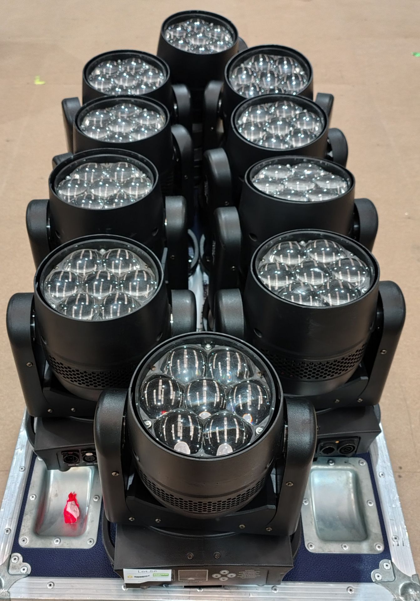 10 x Mini 740 Zoom Pixel Wash, NO flight case