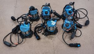 6x Arri 300 Plus Fresnels with barndoors