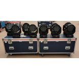 10x JLL Pixel Wash in 2x flight case, omega clamps are included (may not be pictured)