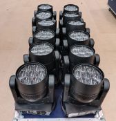 12 x Mini 740 Zoom Pixel Wash, NO flight case