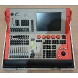 1x Compulite vector Orange Lighting Console in flightcase - L 75 x W 35 x H 88cm