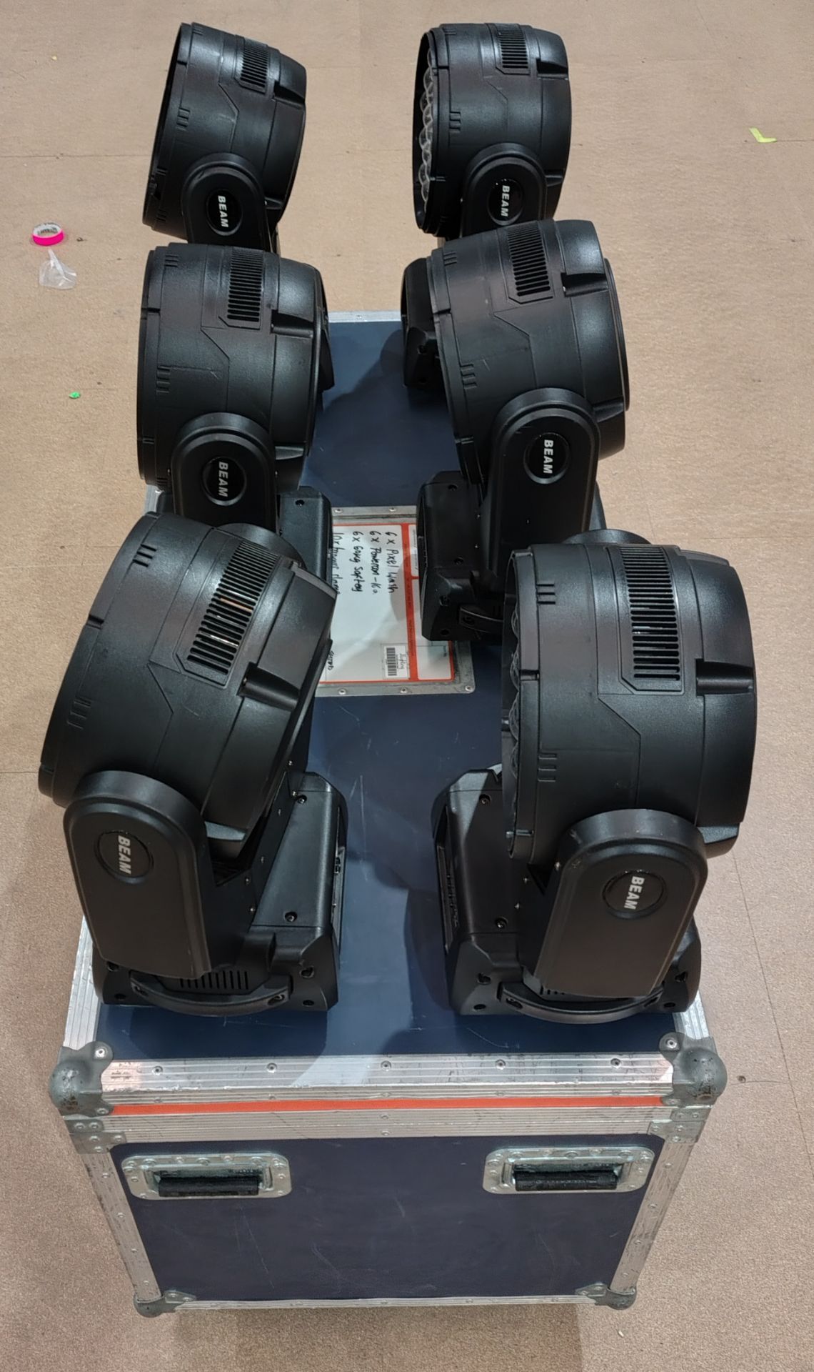 6x JLL Pixel Wash in flight case, omega clamps are included (may not be pictured) - Image 5 of 12