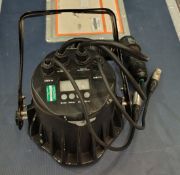 15x IP65 Outdoor Stage Par in flight case - L 130 x W 55 x H 85cm