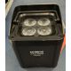 8x Equinox Colour Raider Lithium LED Uplighter in 2x carry bag - Image 1 of 6