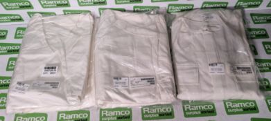 3x British Forces coveralls - White - see pictures for sizes