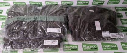 3x British Army wool jerseys - Olive - mixed sizes - see pictures for sizes