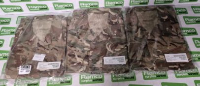3x British Army MTP shirts barrack - see pictures for sizes