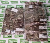 4x British Army MTP combat jackets warm weather - see pictures for sizes
