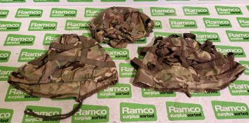 234x British Army MTP combat helmet covers - mixed types - mixed sizes