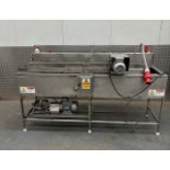 Coat and Fry fryer with 40cm belt width - oil circulation pump - 3 phase