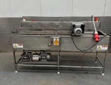Coat and Fry fryer with 40cm belt width - oil circulation pump - 3 phase