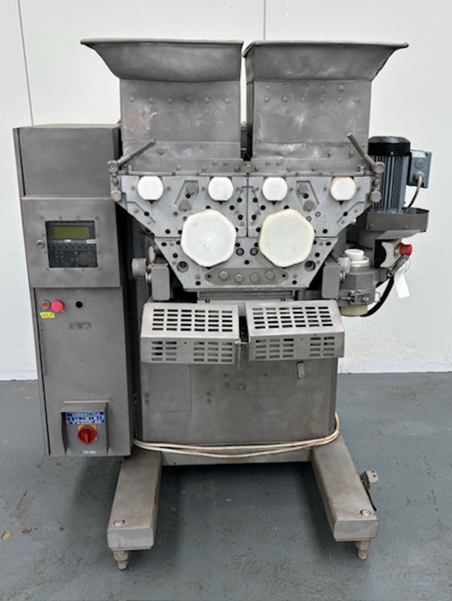 Rheon 050 encrusting machine - previously used for making balls with filling inside - 3 phase