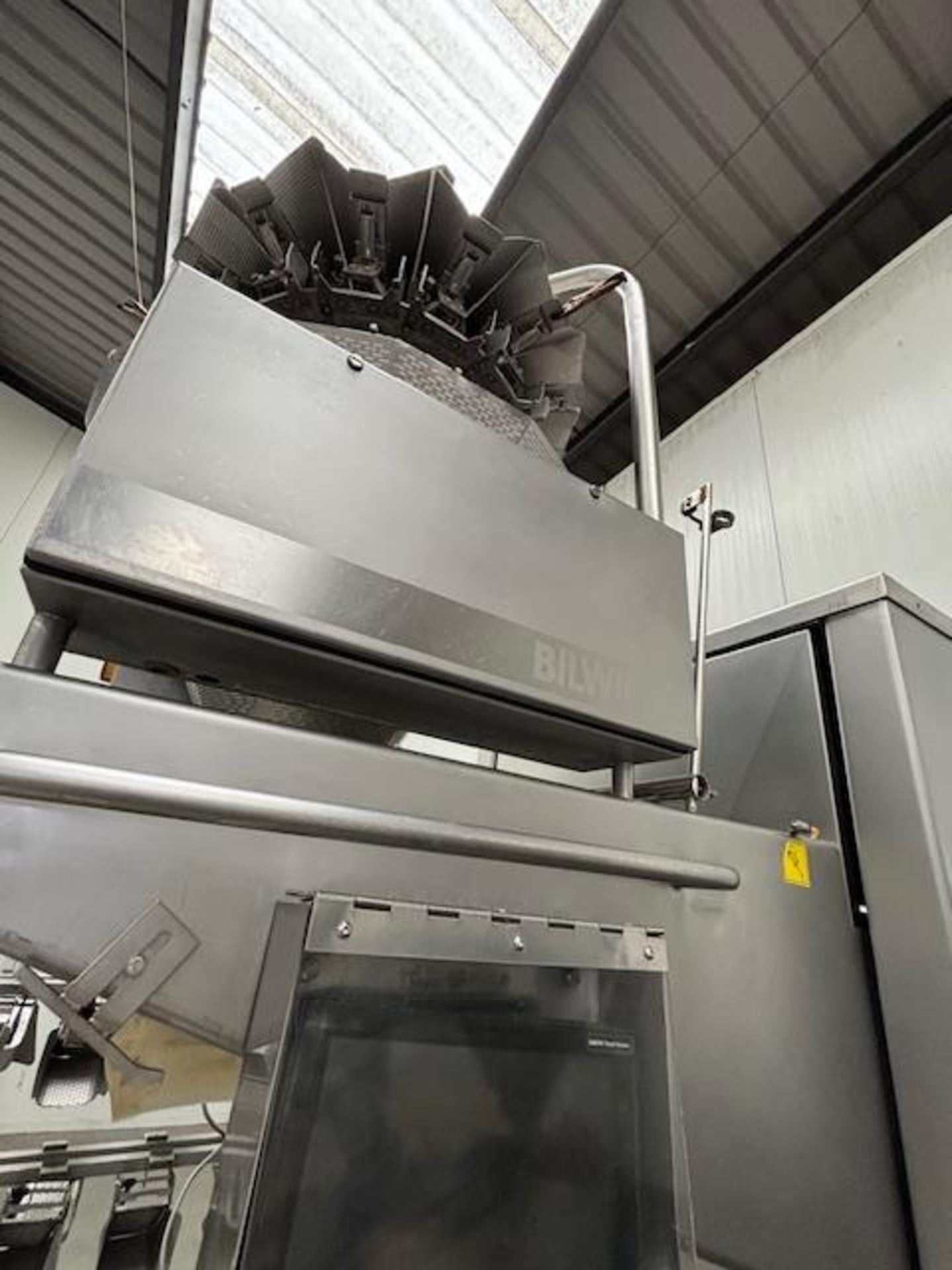 Bilwinko multihead weigher - 14 weight buckets - rise and fall stand - wash trolley - 3 phase - 2004 - Image 2 of 8