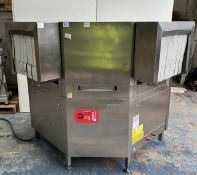 Comenda through feed corner dishwasher - 3 phase - 100cm L x 180cm W x 150cm H